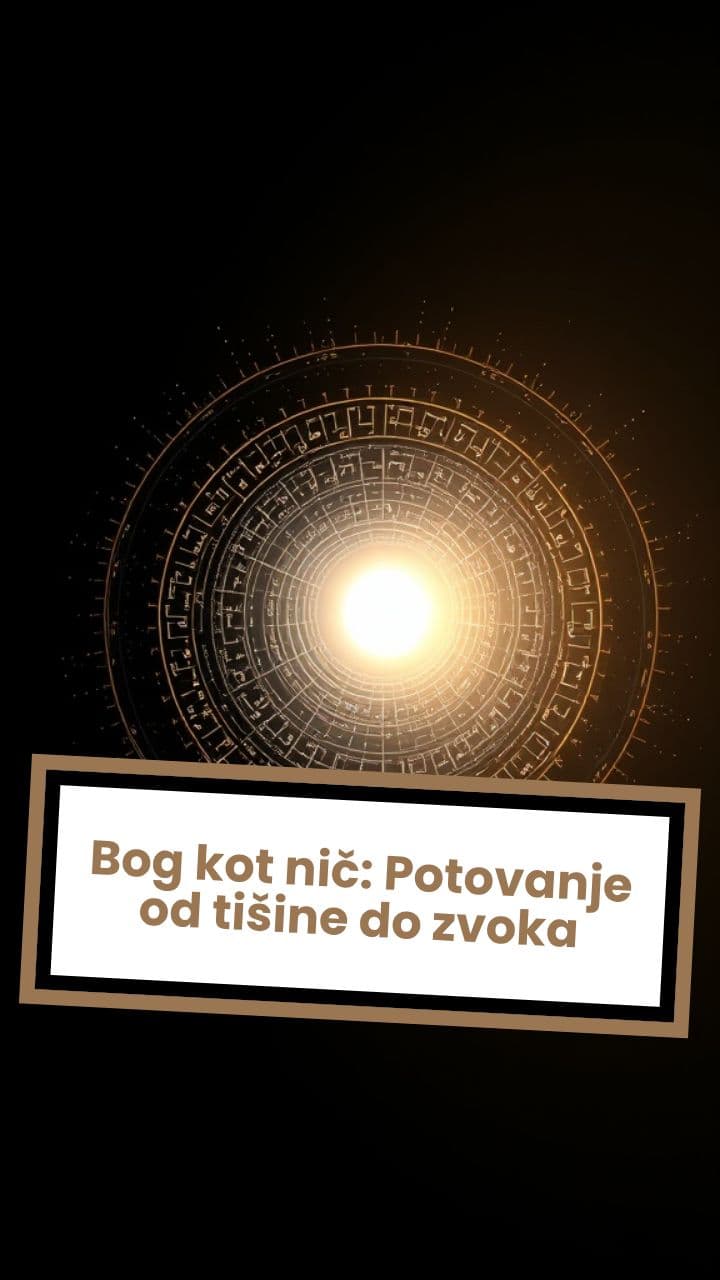 Bog kot nič: Potovanje od tišine do zvoka