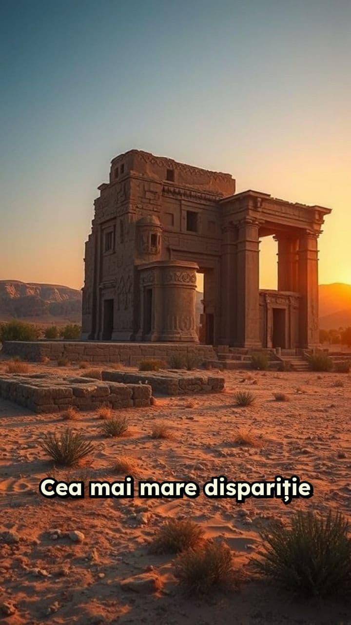 Dispariția unei civilizații uitate