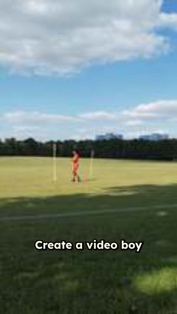 Boy Playing Football