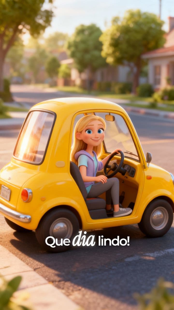 Se o carro não anda… eu sumo 🚶‍♀️✨