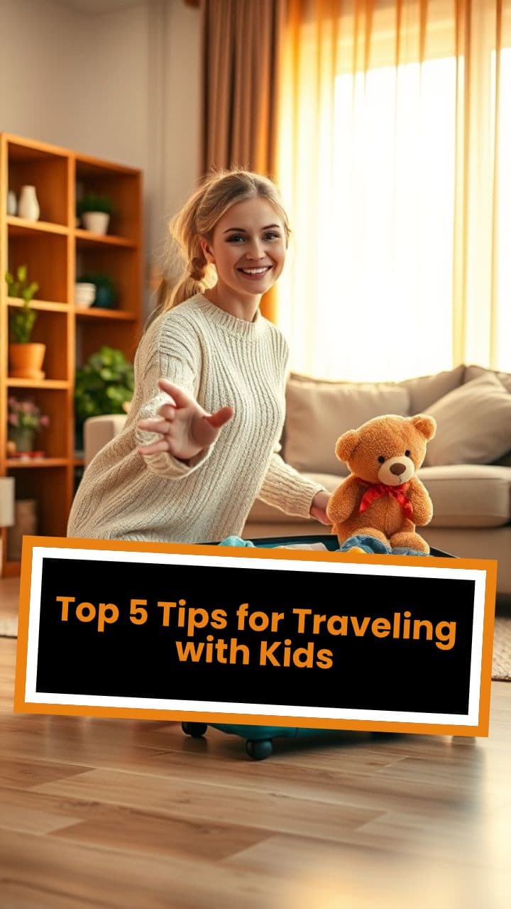 Top 5 Tips for Traveling with Kids