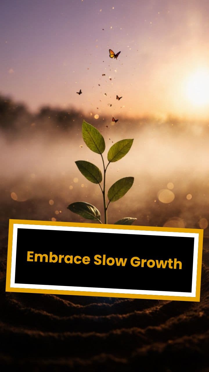Embrace Slow Growth
