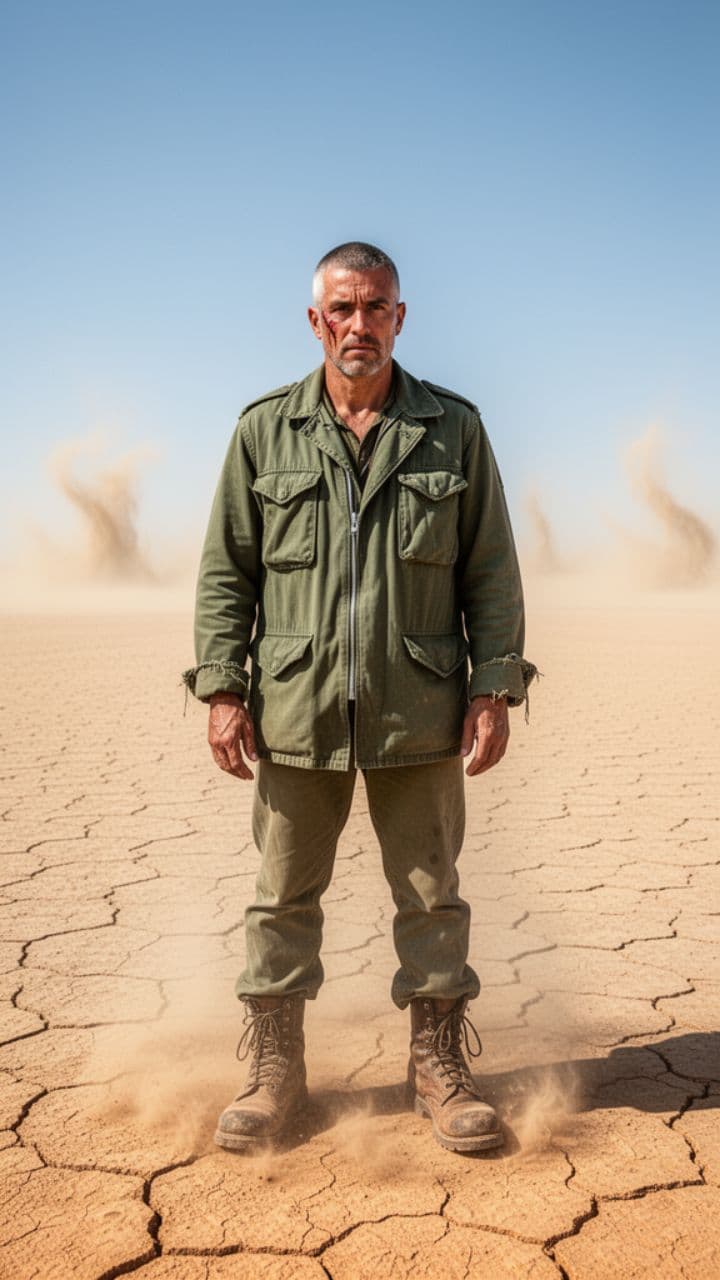 Burned-Out Combat Boots