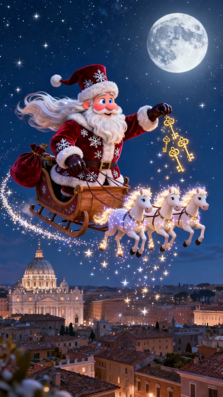 Новогодние ключи над Римом