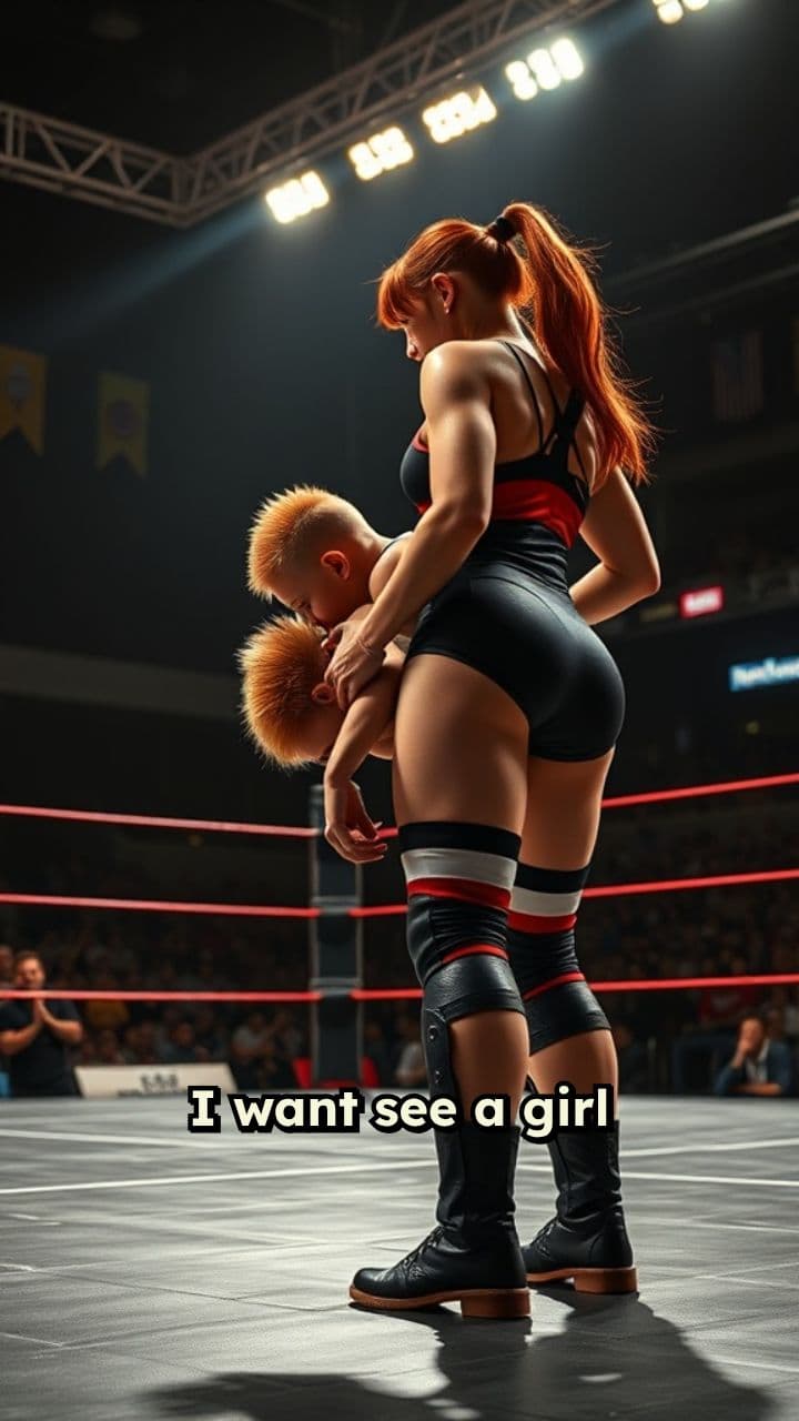 Girl Delivers Piledriver Finish