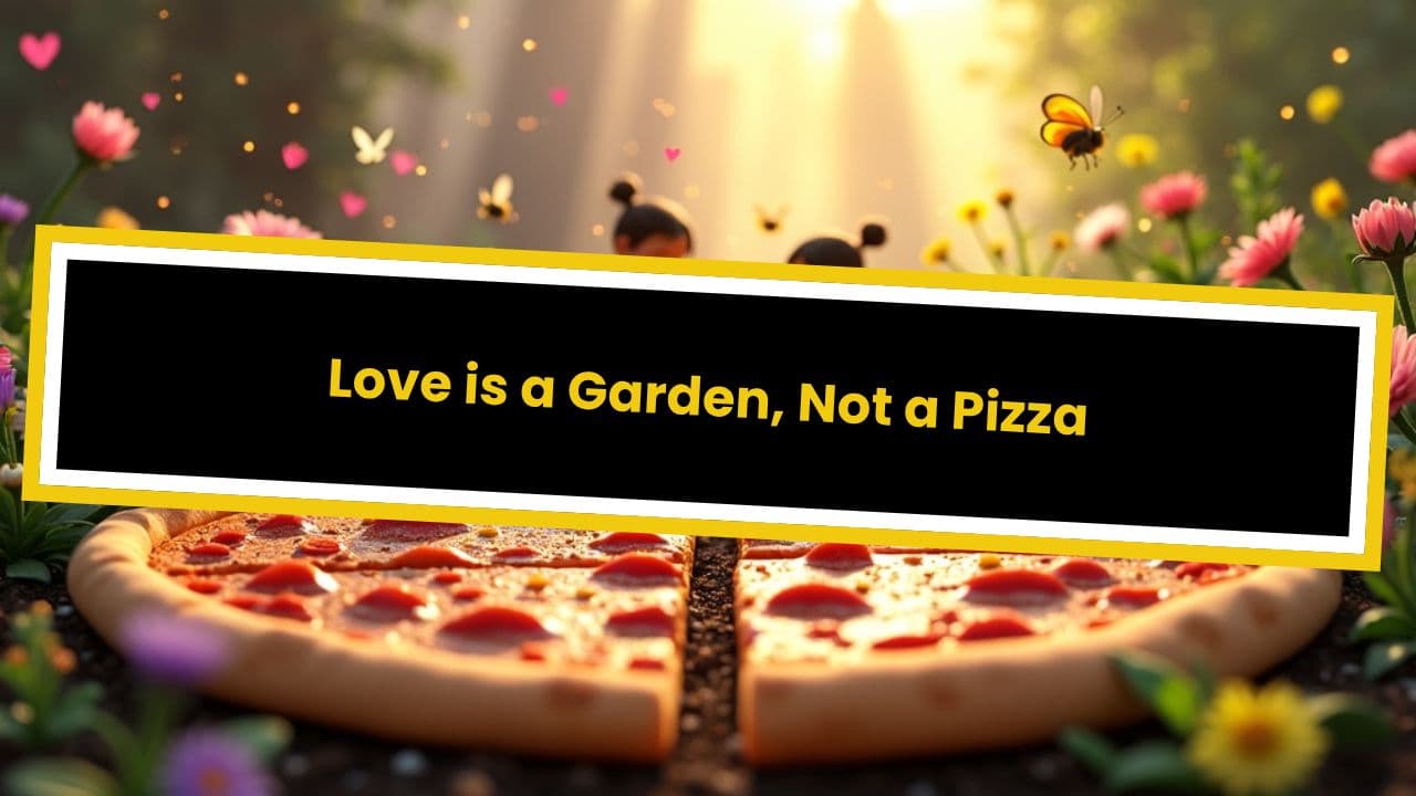 Love is a Garden, Not a Pizza