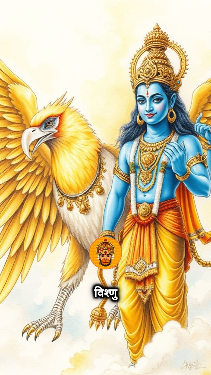 गरुड़ की भक्ति और विष्णु वाहन