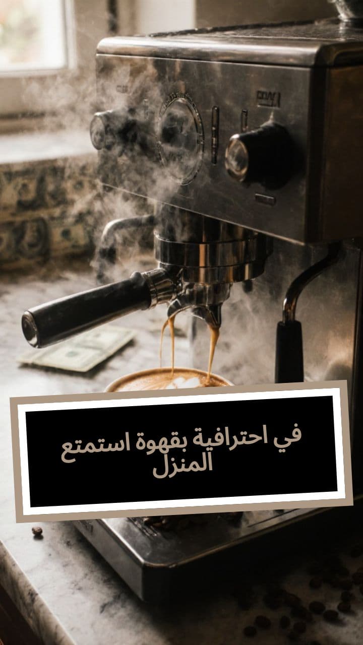 استمتع بقهوة احترافية في المنزل