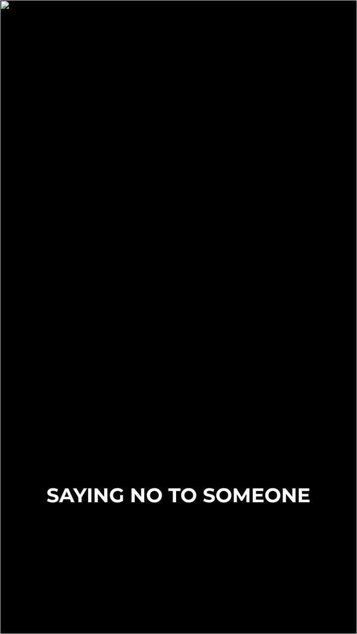 The Power of Saying No