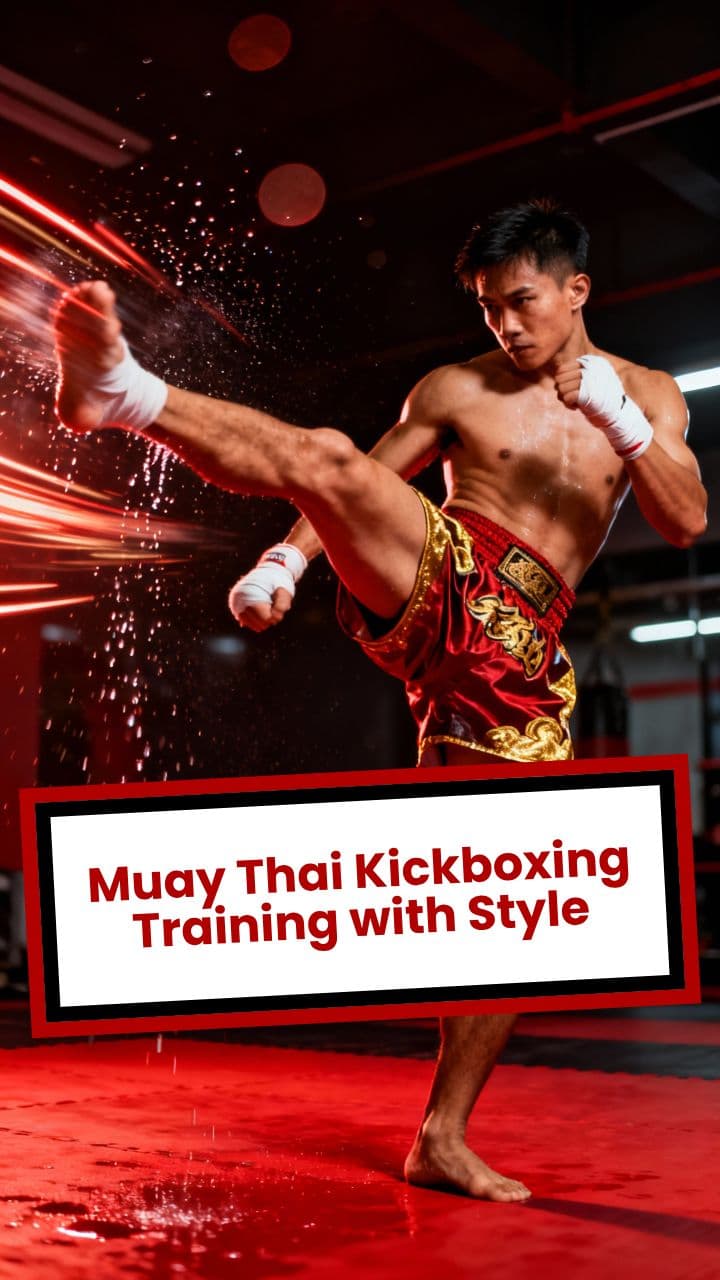 Muay Thai Kickboxing Training with Style