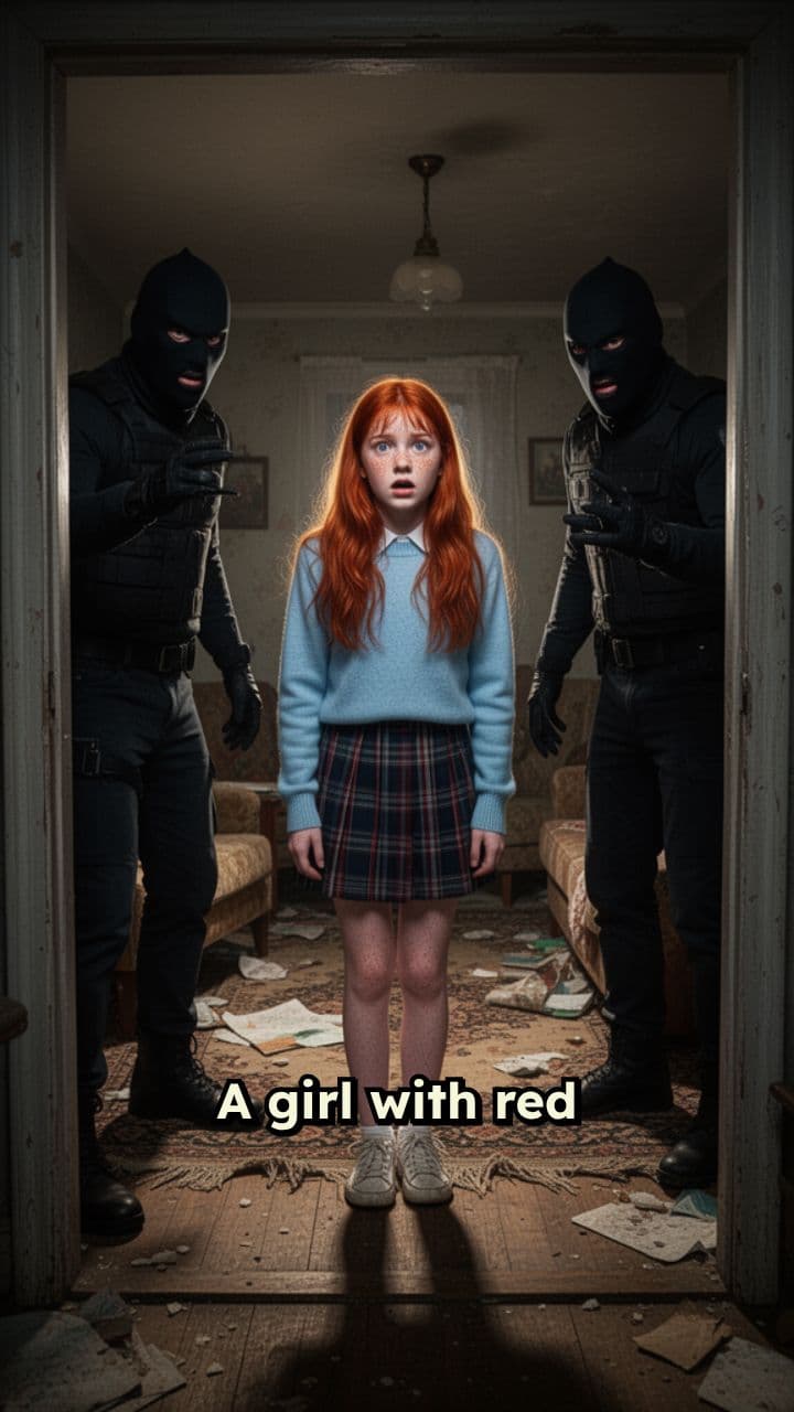 Superman Rescues Girl from Masked Men