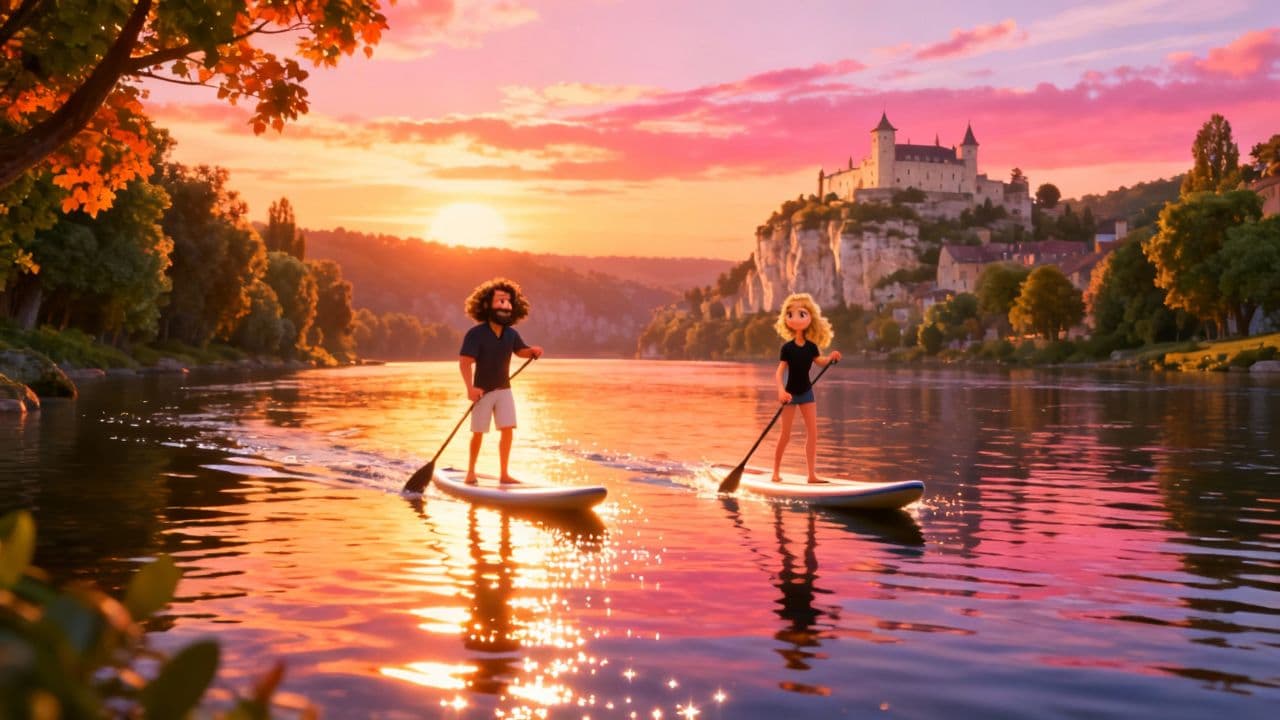 #7395 Romance sur la Dordogne