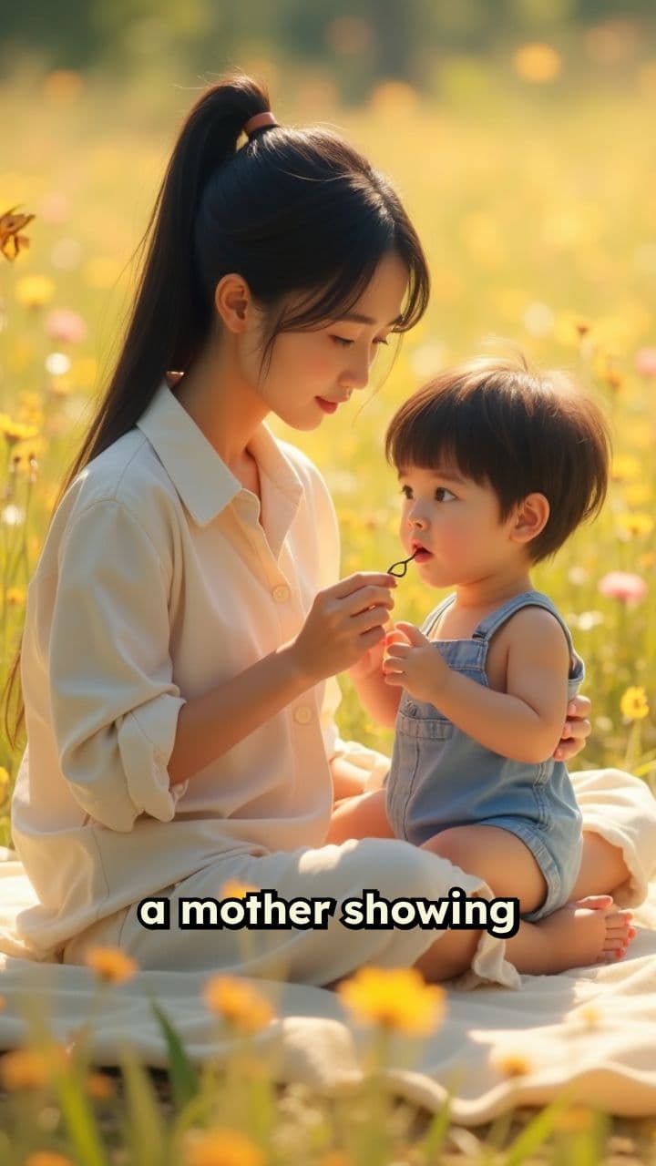 Learning Nature While Feeding Toddler