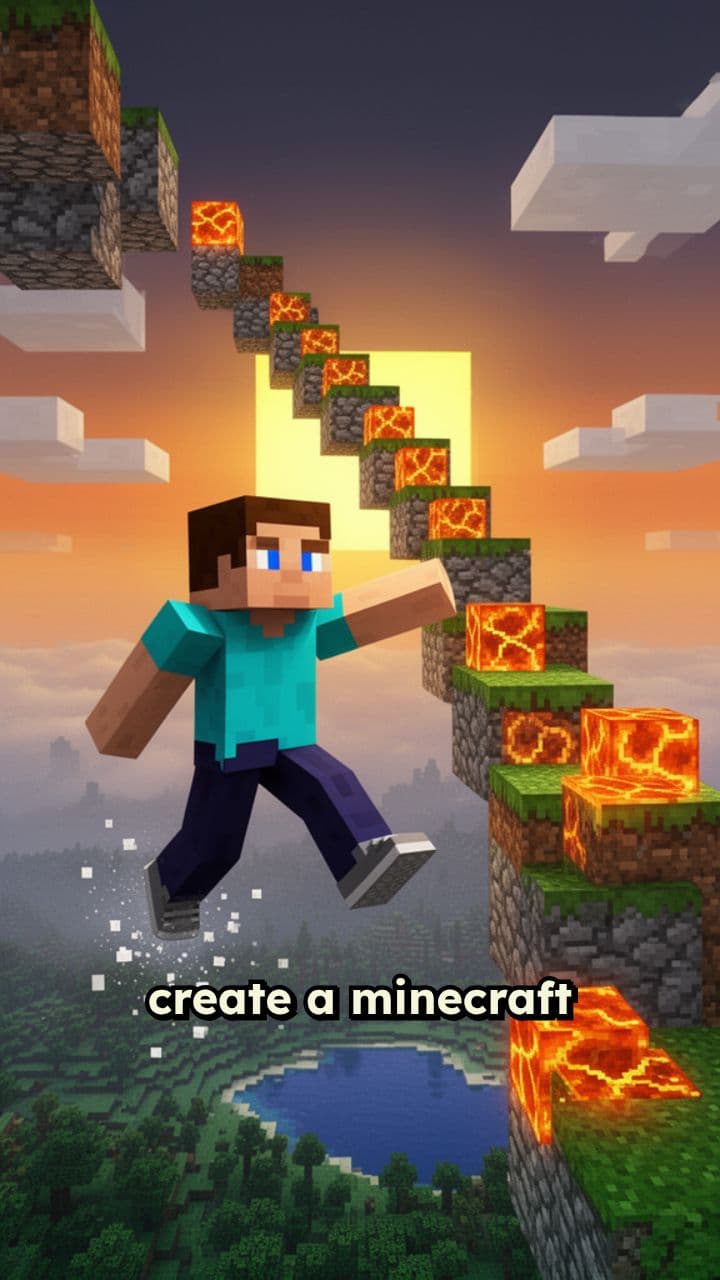 Minecraft Parkour Video