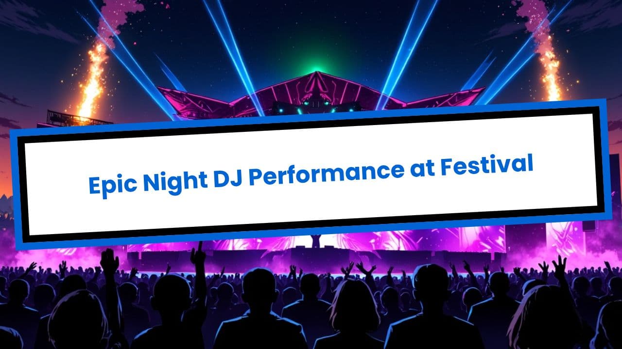 Epic Night DJ Performance at Festival
