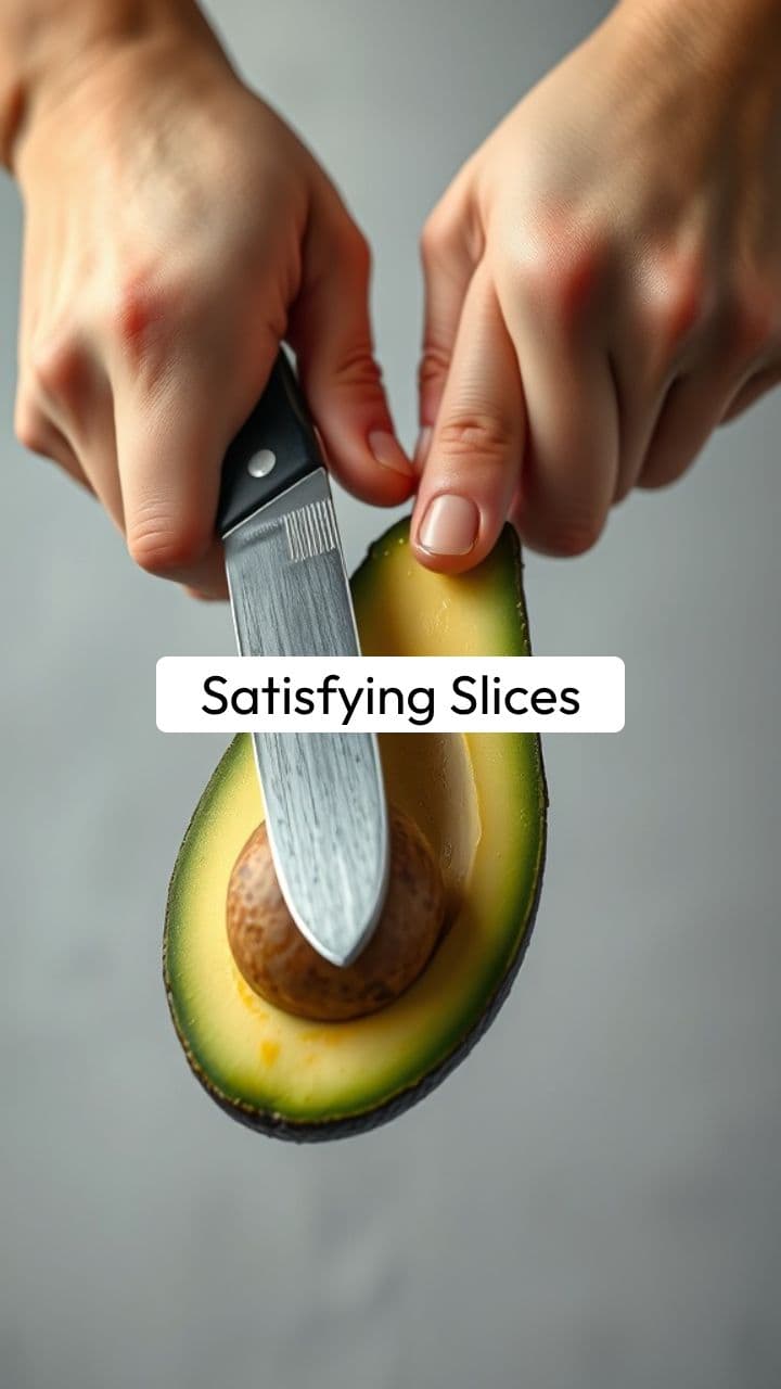 ASMR Avocado Slicing