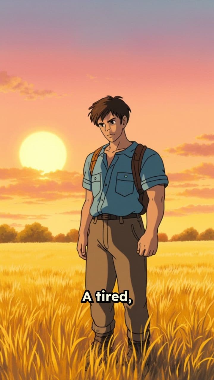 Hopeful Surrender at Sunset