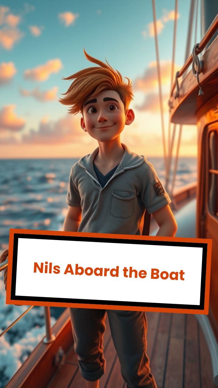 Nils Aboard the Boat