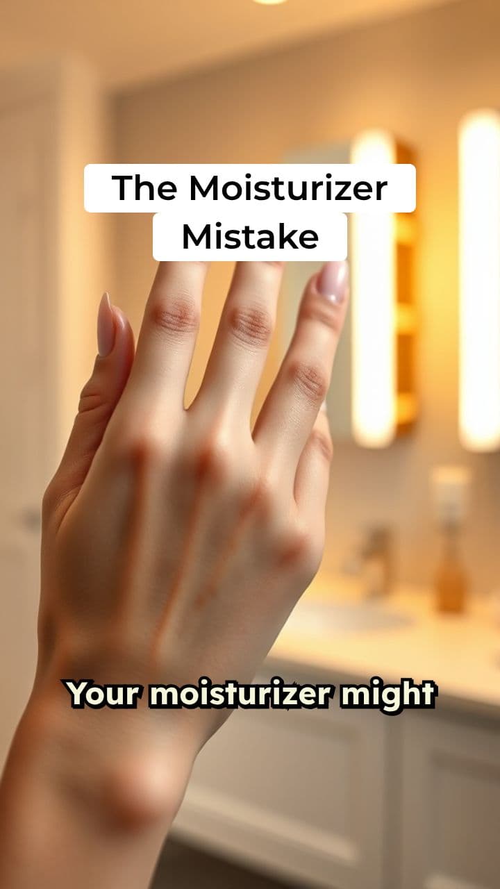 The Moisturizer Mistake