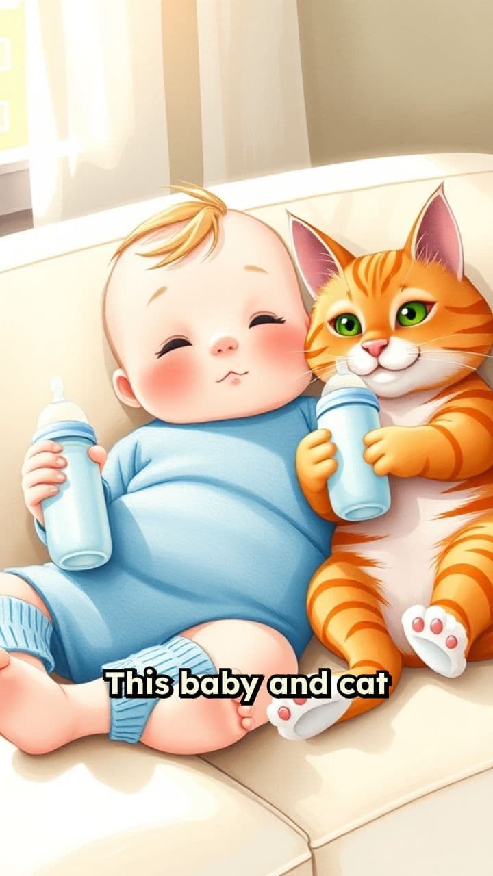 Synchronized Bottle Time on the Couch