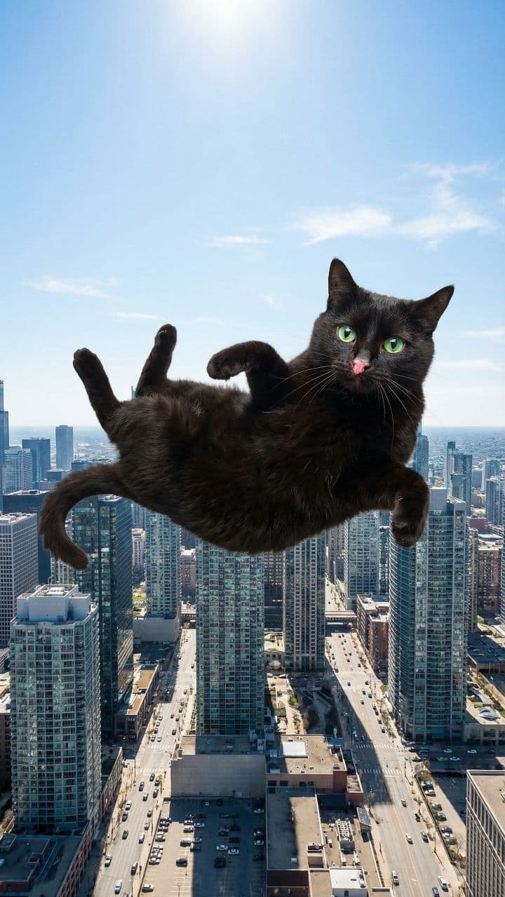 Gato sobrevive caída desde el piso 20