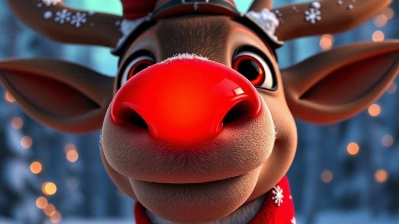 Reindeer in a Pickup Truck