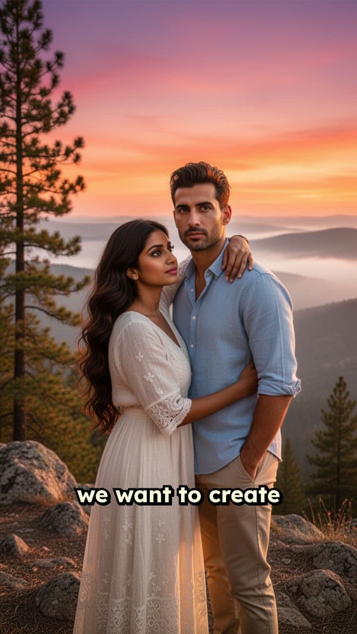 Couple Video With a Romantic Quote