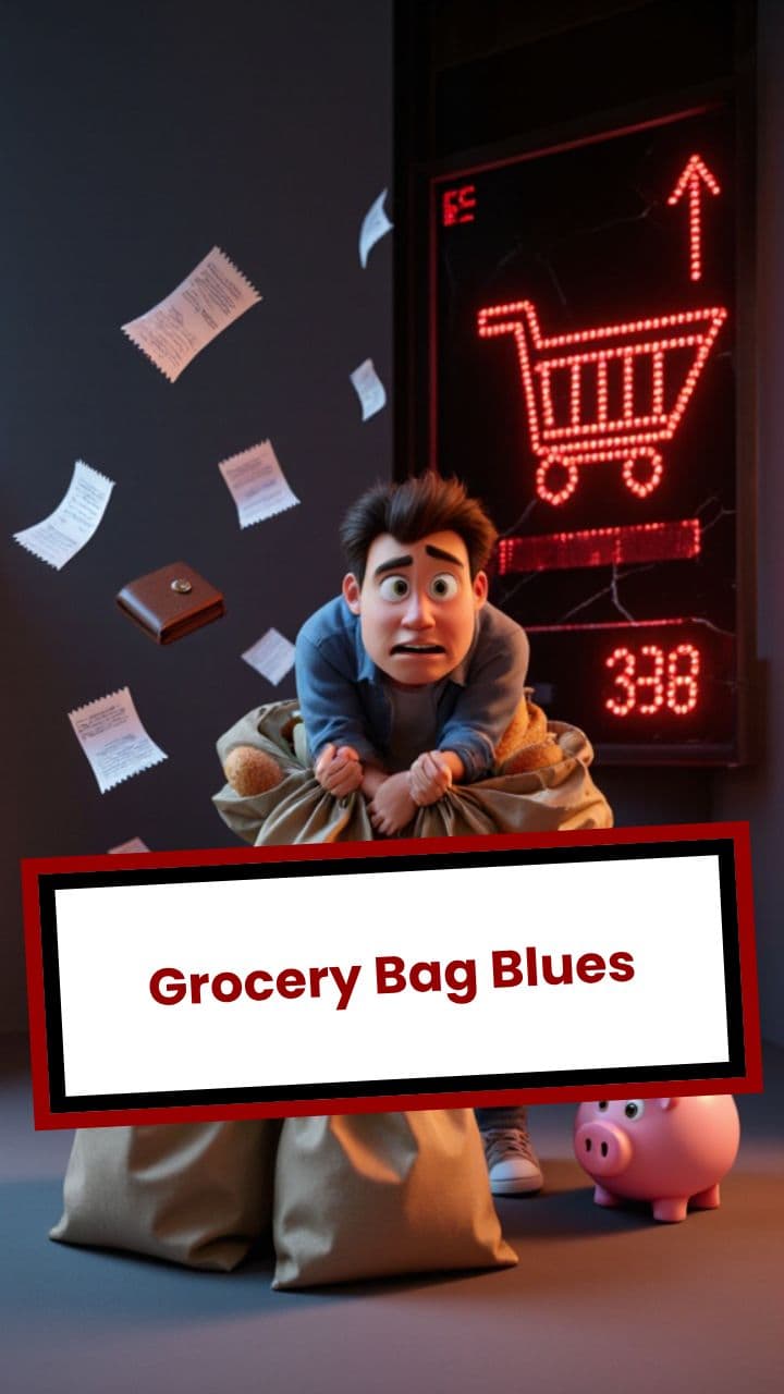 Grocery Bag Ripped Short