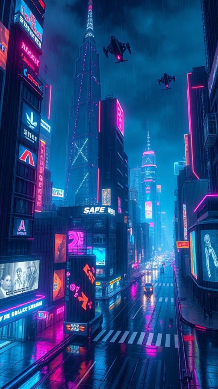 Neon Dreams and Cosmic Battles