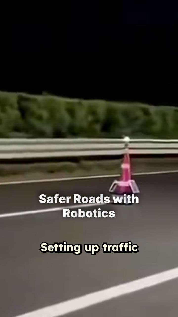 Autonome Verkehrscones für mehr Sicherheit