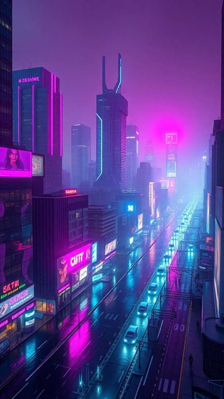 Neon Dreams in Dystopian Soundscapes
