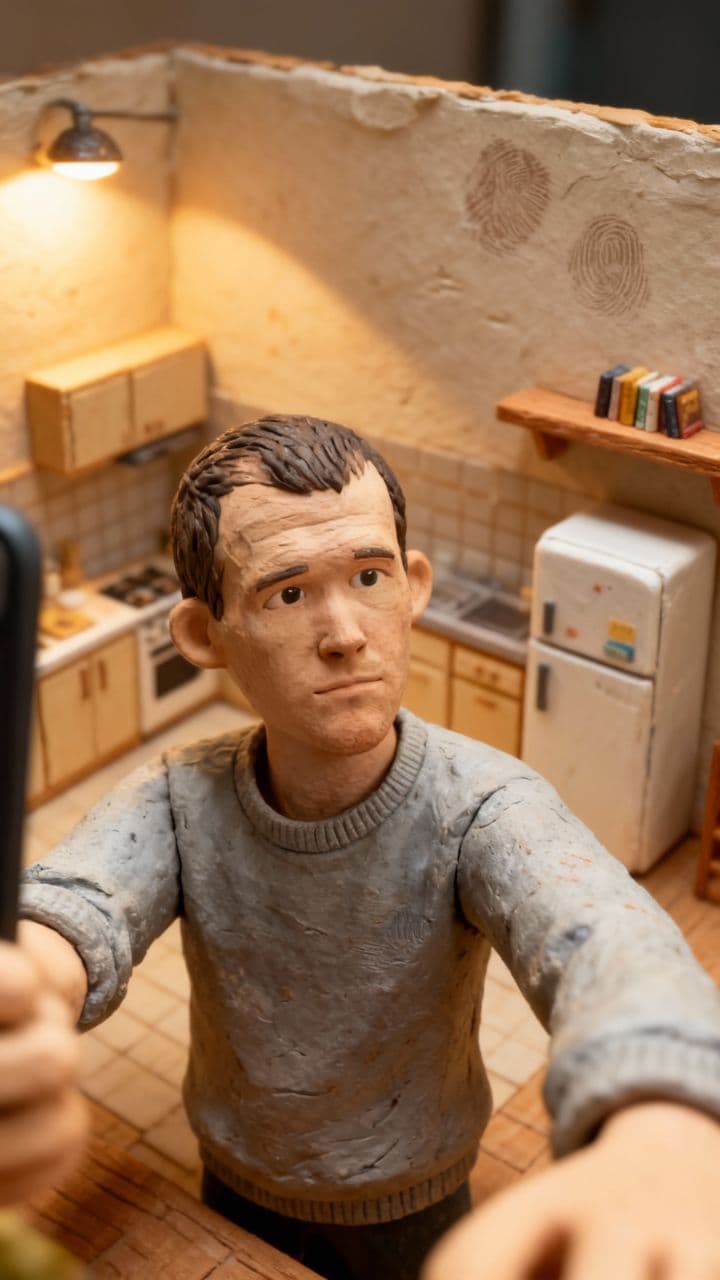 Boris Takes a Selfie at Home