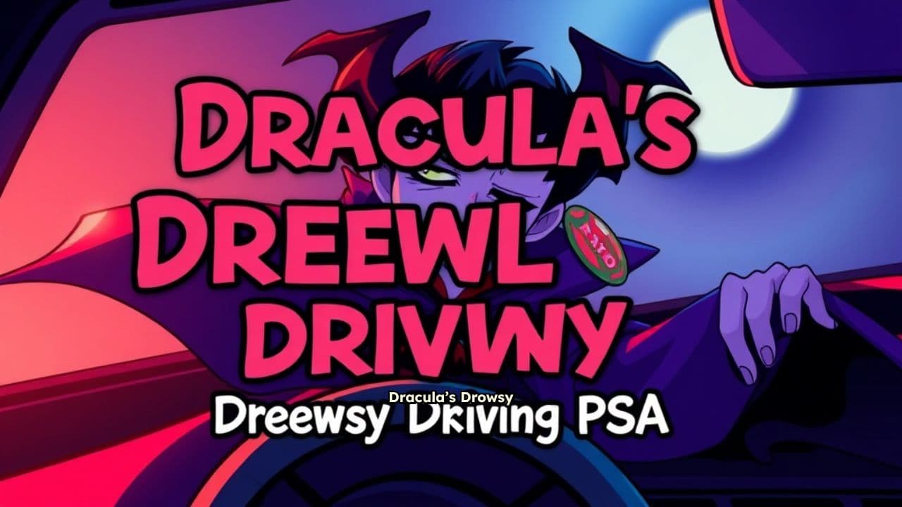 Dracula's Drowsy Driving Awareness