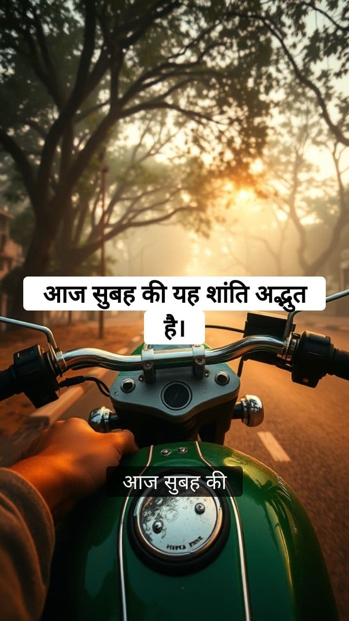 Virat's Morning Ride