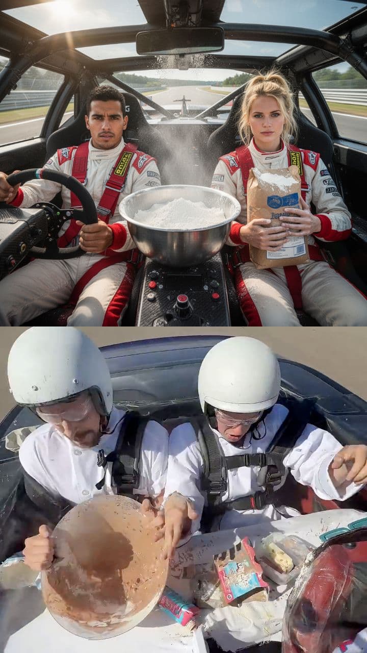 Kuchen backen im Rennauto: Ein totales Desaster