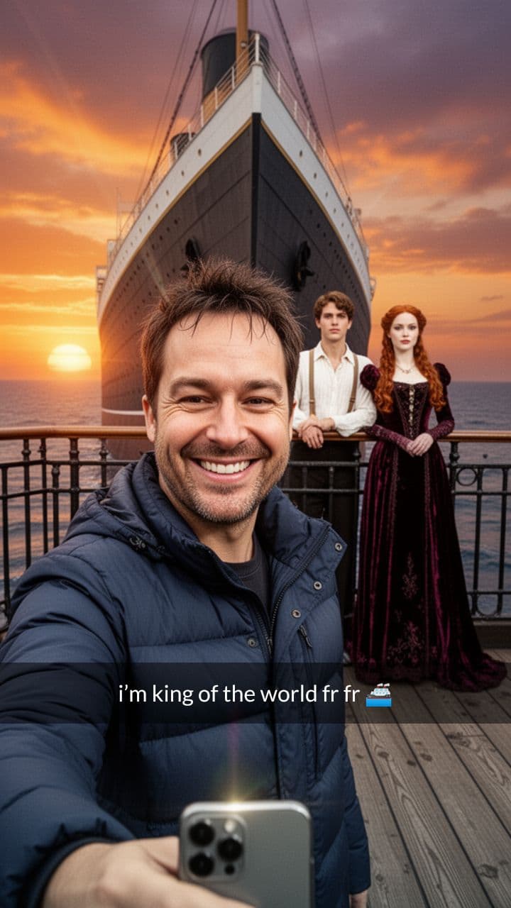 Snapchat Movie Set Selfie Tour