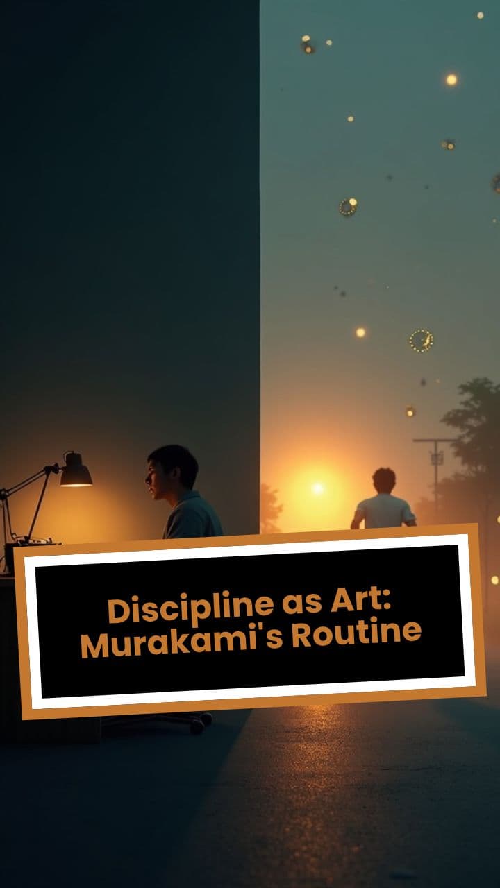 Discipline as Art: Murakami's Routine