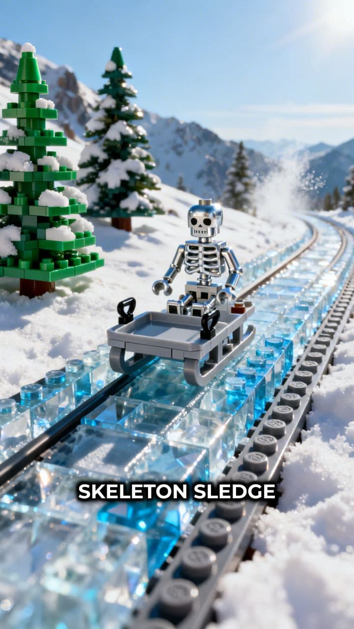 Headfirst Skeleton Sled Madness