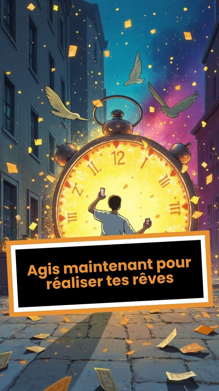 Agis maintenant pour réaliser tes rêves