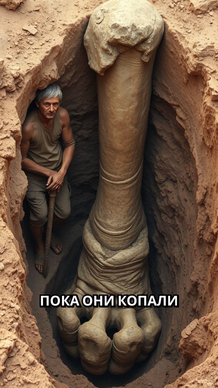 Окаменелое тело гиганта