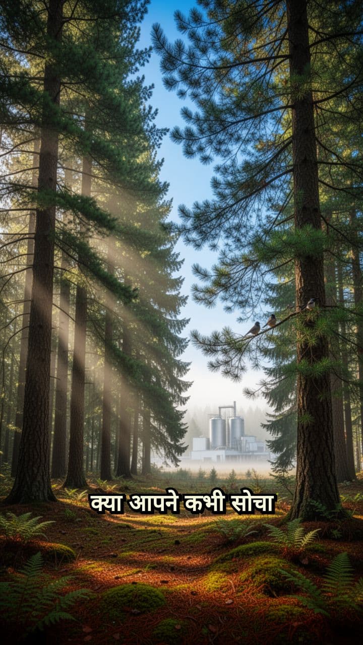 पेड़ों से कागज़ बनने की प्रक्रिया