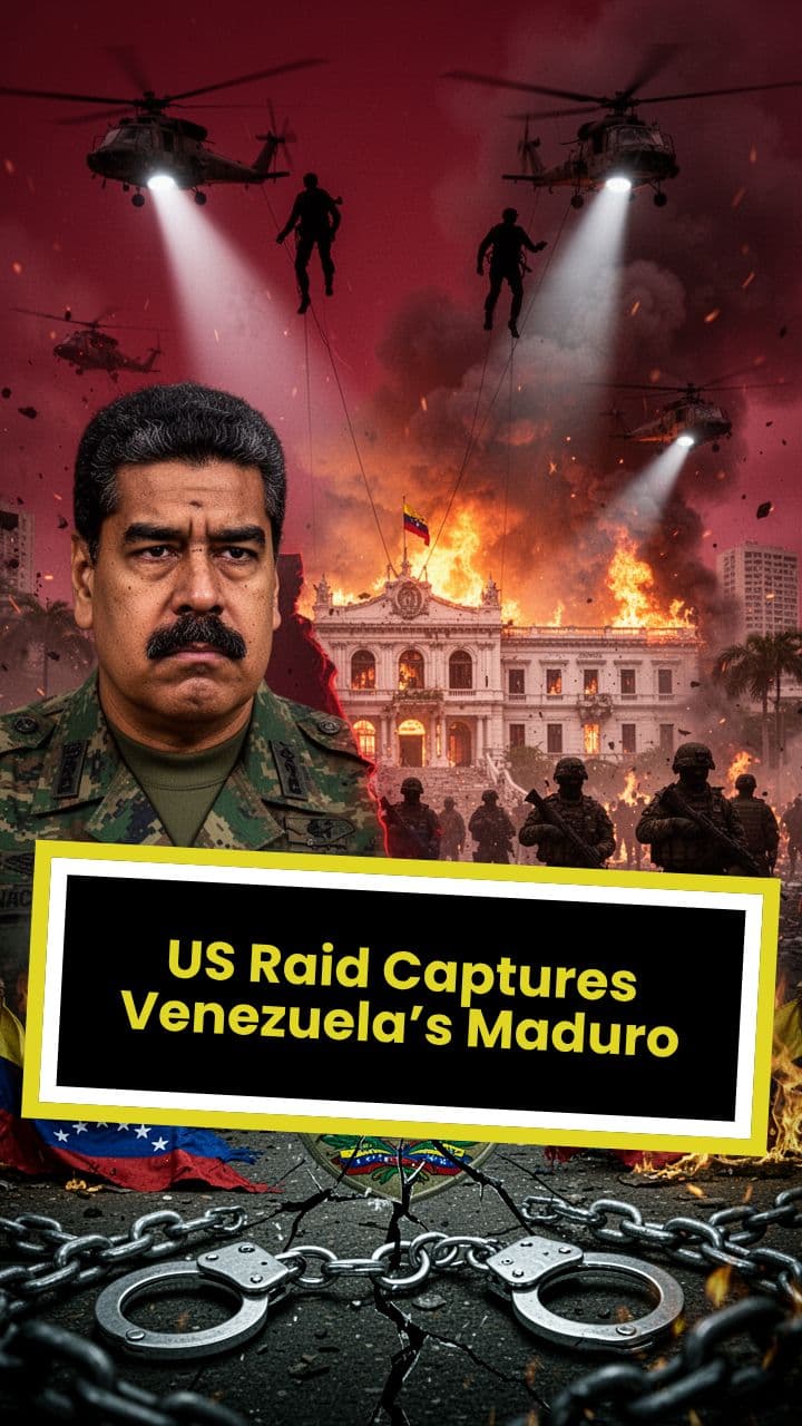 US Raid Captures Venezuela’s Maduro