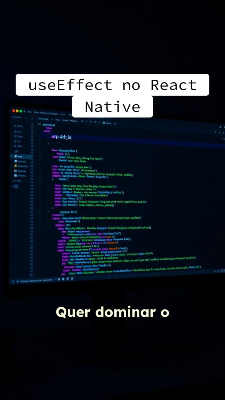 useEffect no React Native: Guia Rápido