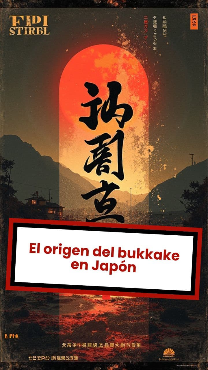 El origen del bukkake en Japón