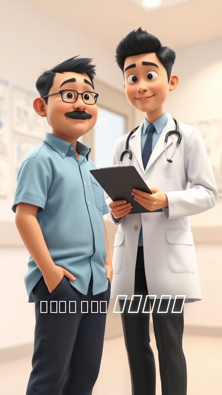 ঘাড়ত্যাড়া লোকের করোনা টেস্ট