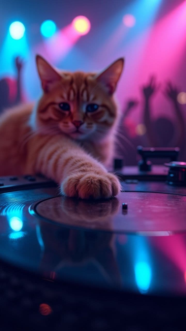 DJ Cat: Turntable Master