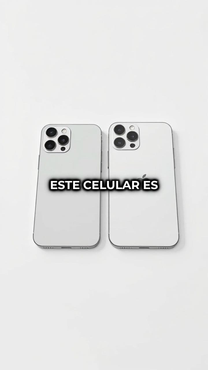 Celular Nubia imita al iPhone 17 Pro Max