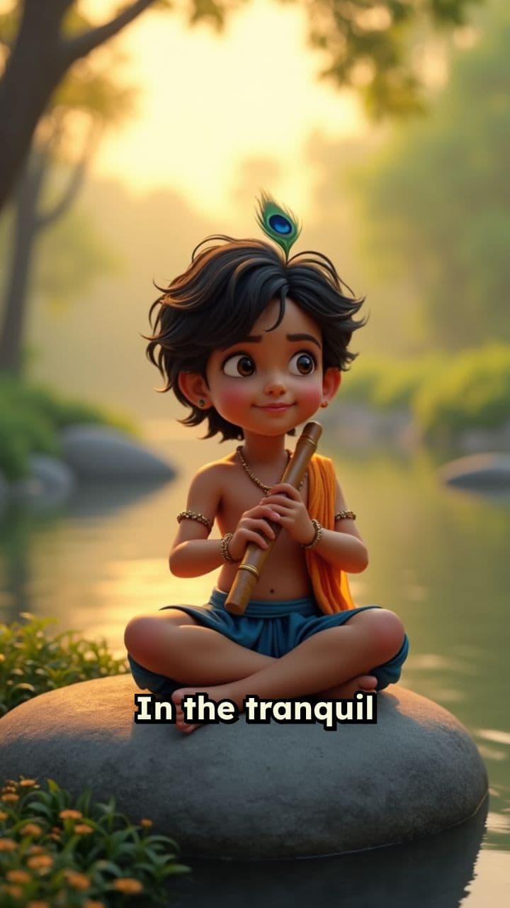 Little Krishna's Enchanting Flute