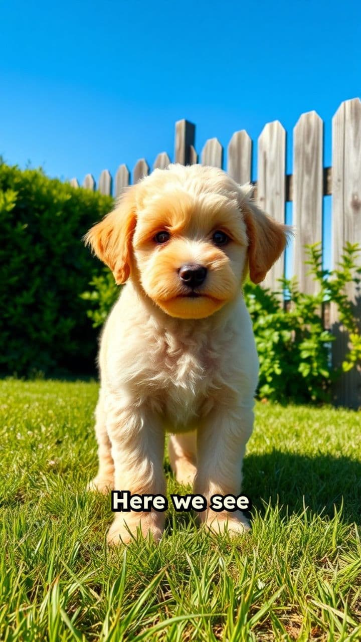 Baby Poodle's Casual Day