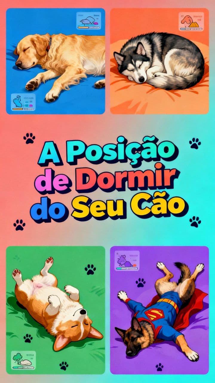 A Posição de Dormir do Seu Cão